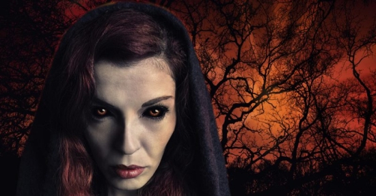 Real terror with colored contact lenses for Halloween image