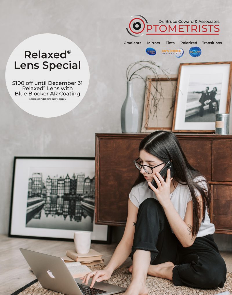Beating Digital Eye Strain with our Relax Lens Special!